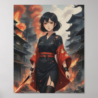 Póster llamas de resolución 3