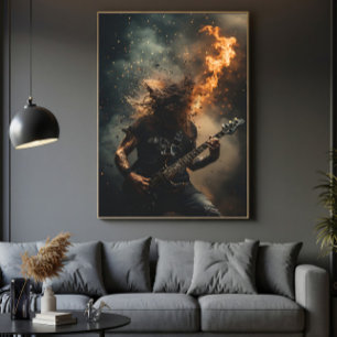 Póster Llamas de Rockstar