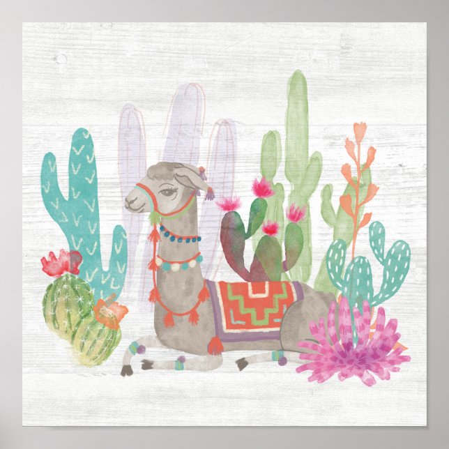 Póster Llamas encantadoras (Frente)