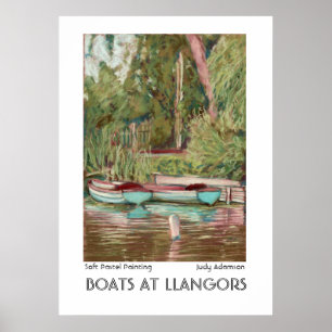 Póster Llangors Boats Imprimir o Poster