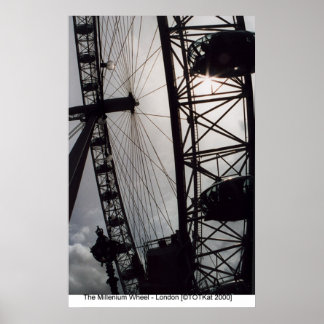 Póster Llanta Millenium - Londres