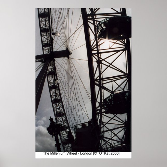 Póster Llanta Millenium - Londres (Frente)