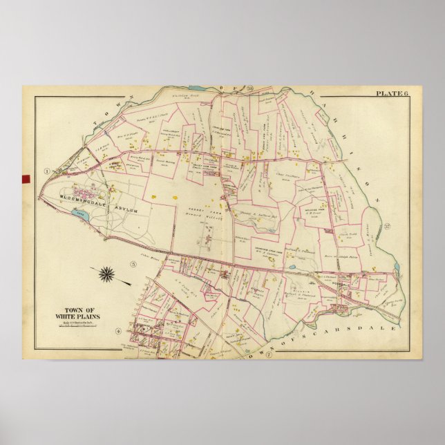 Póster Llanuras blancas, Nueva York (Frente)