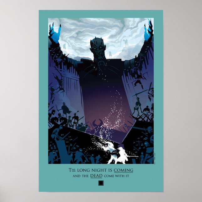 Póster Llega La Larga Noche (Frente)