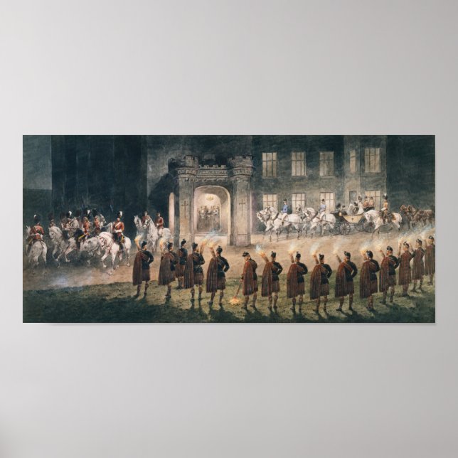 Póster Llegada de Nicolás II al Castillo de Balmoral (Frente)