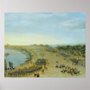 Póster Llegada del Ejército Aliado a Itapiru, Paragua