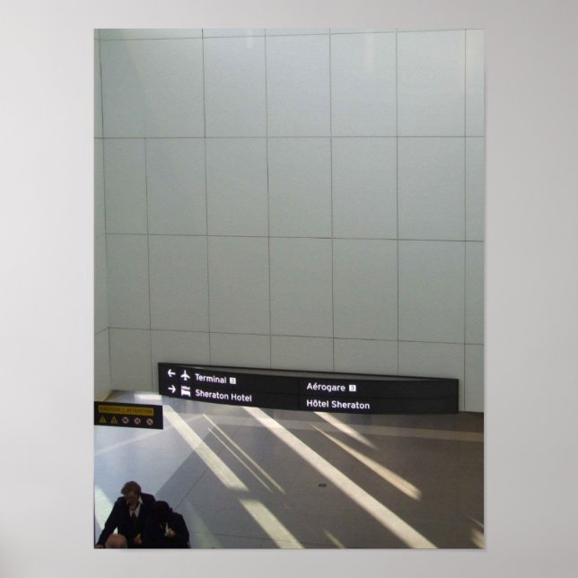 Póster Llegadas y salidas (Frente)