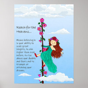 Póster Llegar al Poster del cielo