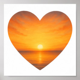 Póster Llenando el corazón con luz