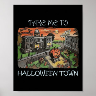 Póster Llévame Al Disfraz De Halloween
