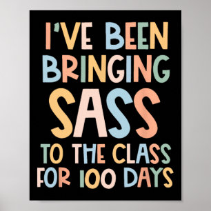 Póster Llevamos A La Cl 100 Días Escolares