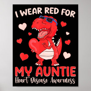 Póster Llevo Rojo Por Mi Tía Conciencia De La Enfermedad