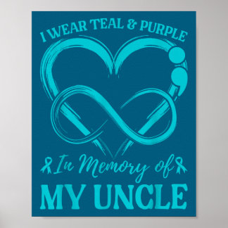 Póster Llevo Verde Azulado &amp; Púrpura En Memoria De Mi
