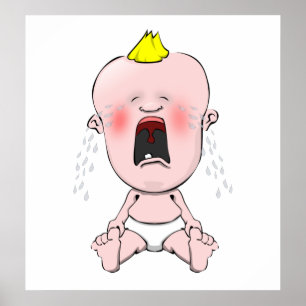 Póster Llorando bebé