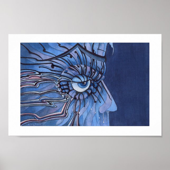 Póster Llorando en el viento (Frente)