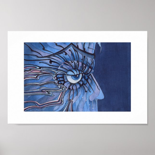 Póster Llorando en el viento (Frente)