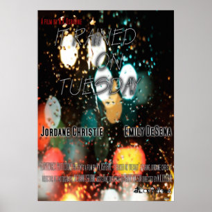 Póster Llovió en el poster de martes