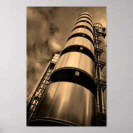 Póster Lloyds Building London Inglaterra Reino Unido