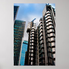 Póster Lloyds Building London Inglaterra Reino Unido