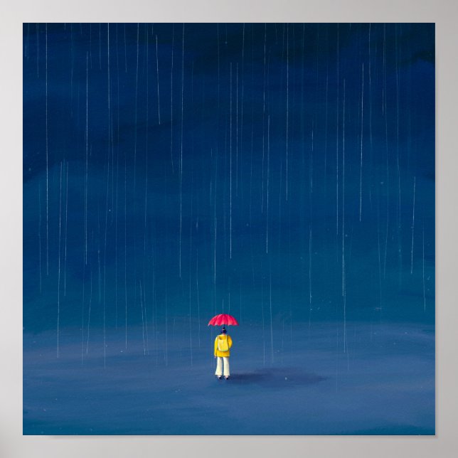 Póster Lluvia (Frente)