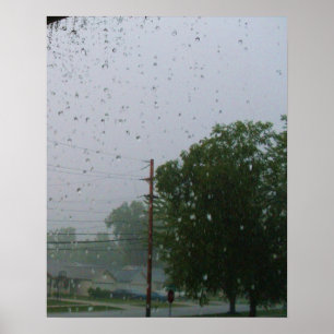 PÓSTER LLUVIA ABAJO