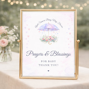 Póster Lluvia De Abril Flores De Mayo Lluvia De Oraciones