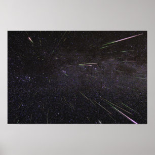 Póster Lluvia de Meteoros