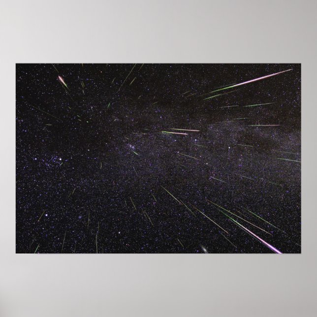 Póster Lluvia de Meteoros (Frente)