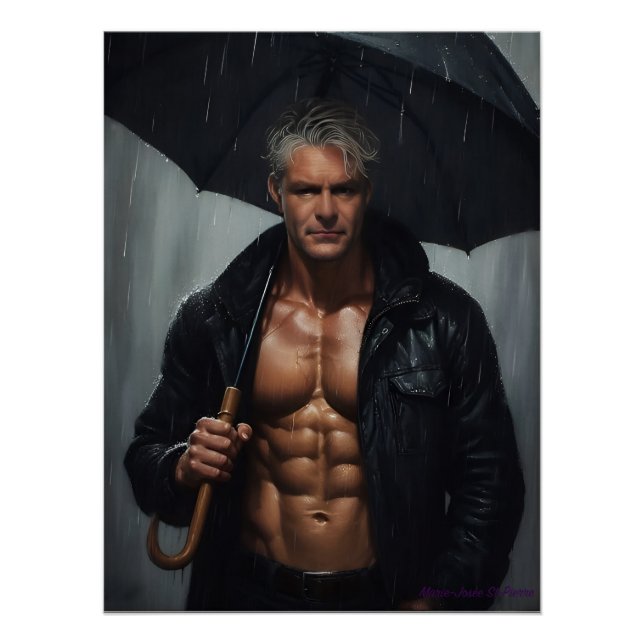Póster Lluvia de noviembre (Anverso)