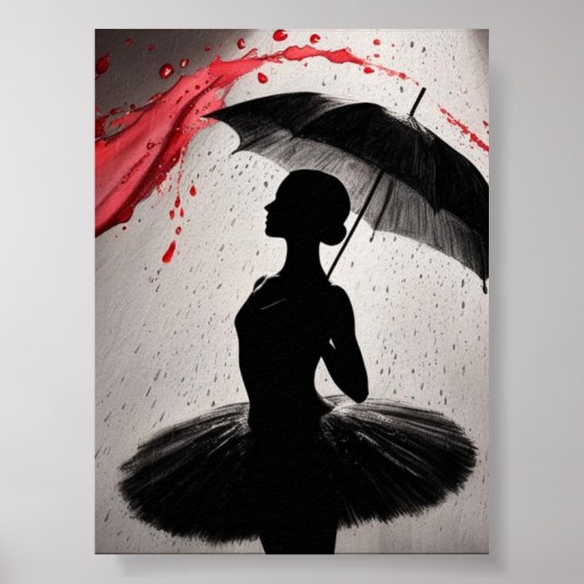 Póster Lluvia de pasión (Frente)