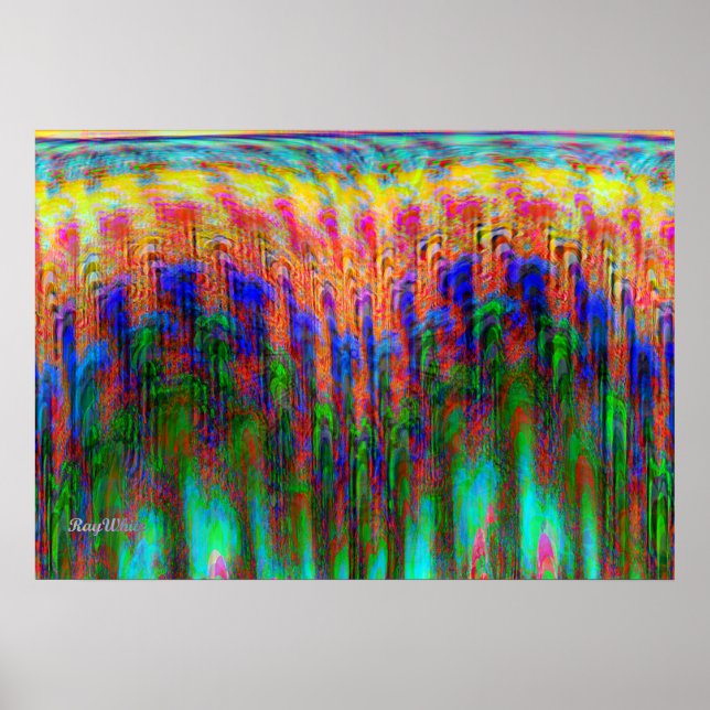 Póster Lluvia de primavera (Frente)