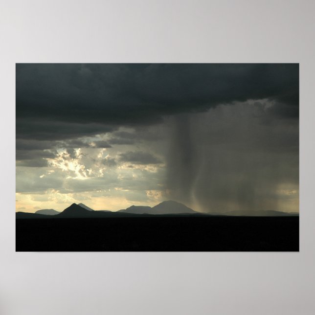 Póster Lluvia del desierto (Frente)