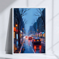 Lluvia en Boston | Calle del centro de la ciudad M