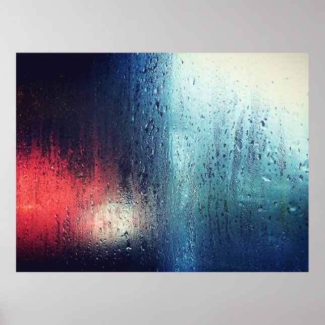 PÓSTER LLUVIA EN LA VENTANA (Frente)