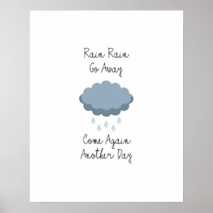 Póster Lluvia Lluvia Vete