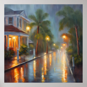 Póster Lluvia occidental clave - 4 -