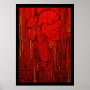 Póster Lluvia roja criolla