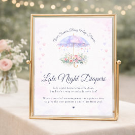 Póster Lluvias de Abril Flores de Mayo Pañales de Noche T