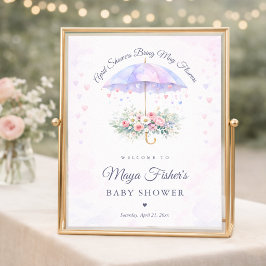 Póster Lluvias de Abril traen Flores de Mayo Bienvenido c