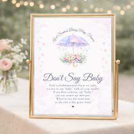 Póster Lluvias de Abril traen flores de Mayo No digas beb
