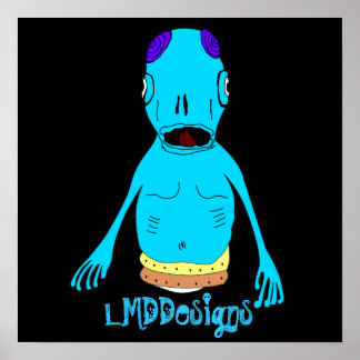 Póster LMDDesigns alien