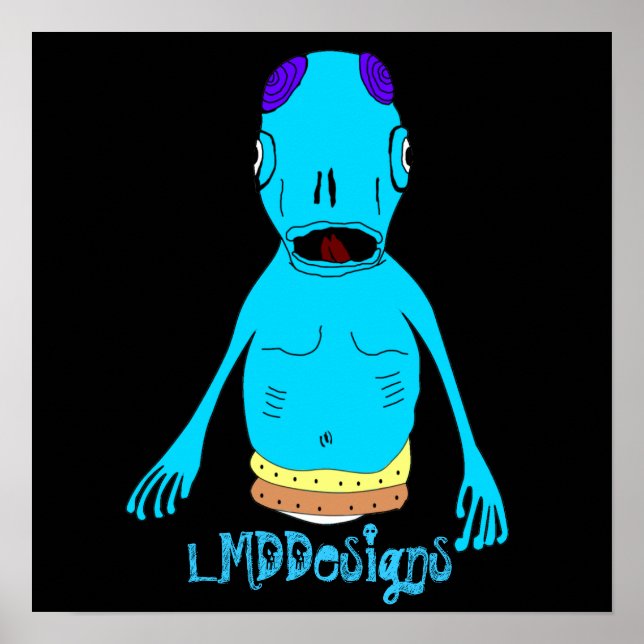 Póster LMDDesigns alien (Frente)