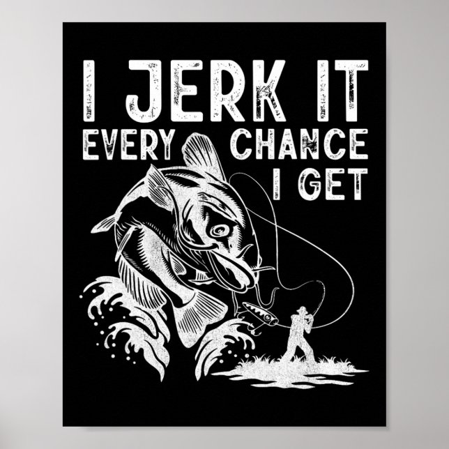 Póster Lo Cabré Cada Vez Que Pescaba Pescador Anglicano (Frente)