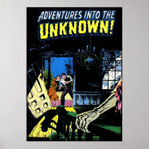 Póster Lo Desconocido Es Que Los Trespassers Vintage Comi