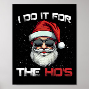 Póster Lo Hago Por Los Divertidos Navidades Inapropiados