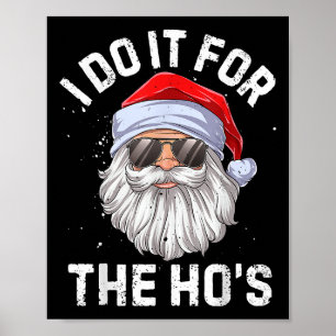 Póster Lo hago por los graciosos Navidades inapropiados d