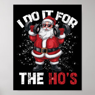 Póster Lo Hago Por Los Hos Divertidos Navidades De Santa
