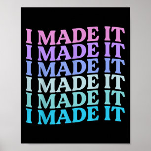 Póster Lo Hice - Motivacional - Inspirador - Empoderamien
