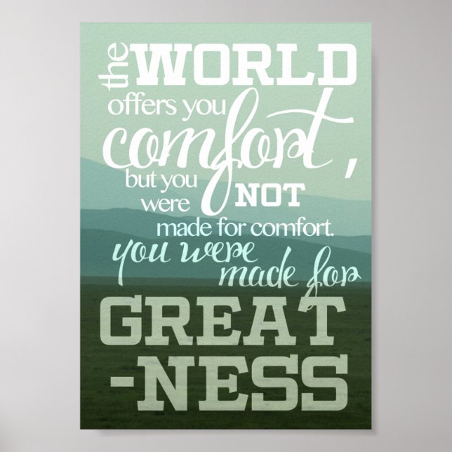 Póster Lo Hicieron Para El Poster De La Grandeza (Frente)