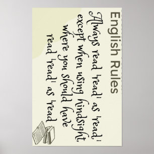 Póster Lo lee como poster de lectura o lectura